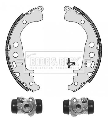 BORG & BECK Piduriklotside komplekt BBS1133K